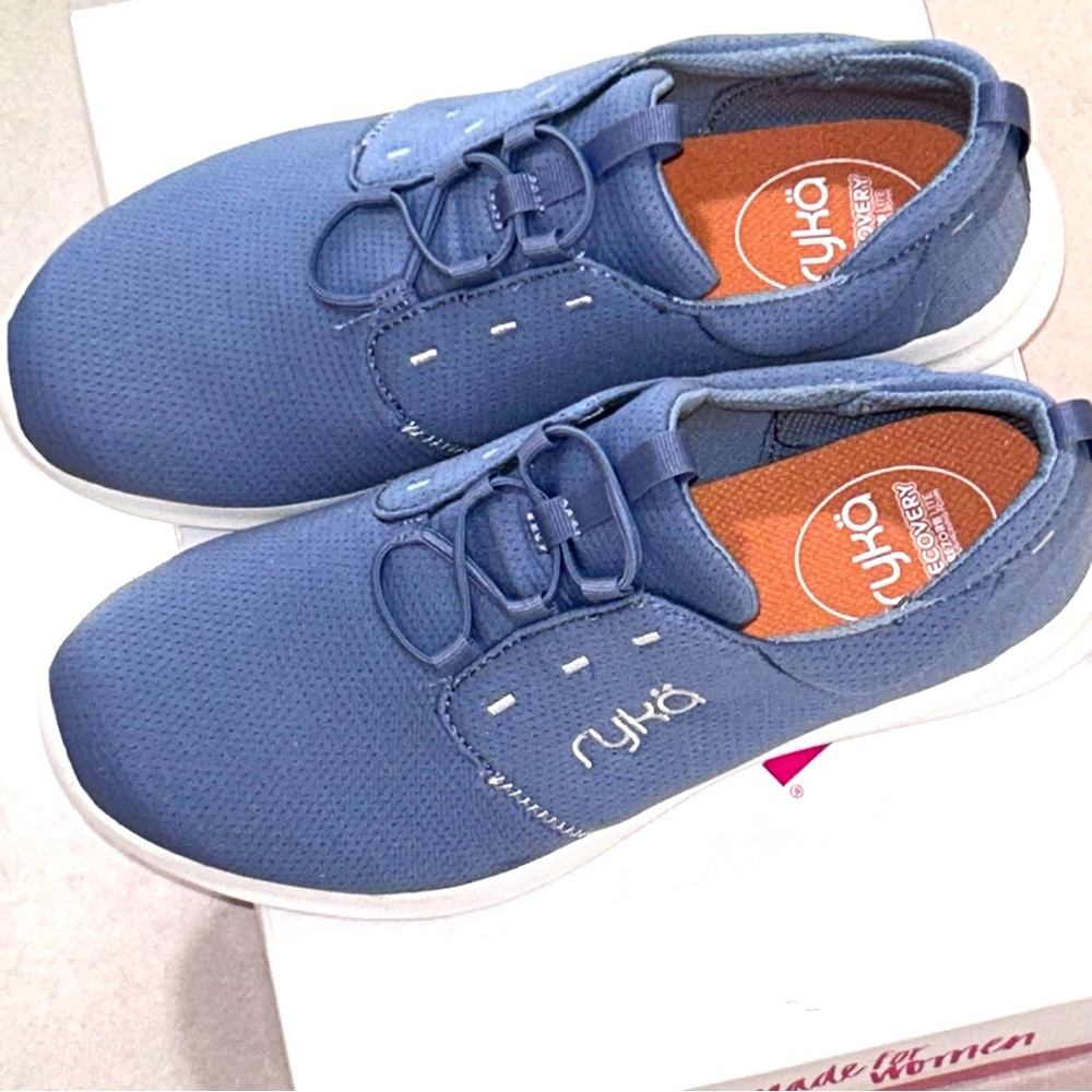 Ryka Revive Blue Casual Slip on Sneakers - Picture 7 of 9